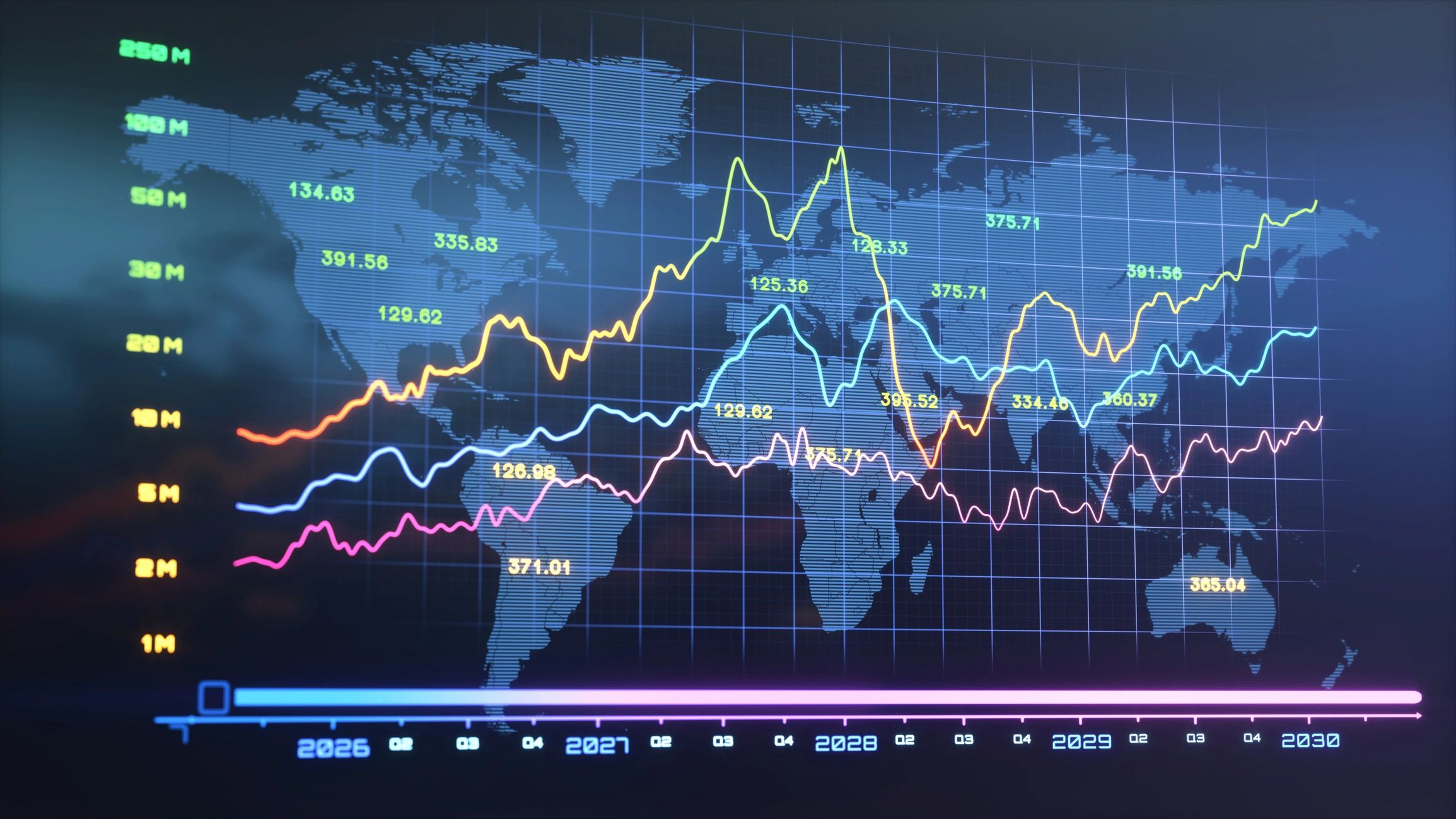 CRM dashboard and analytics display